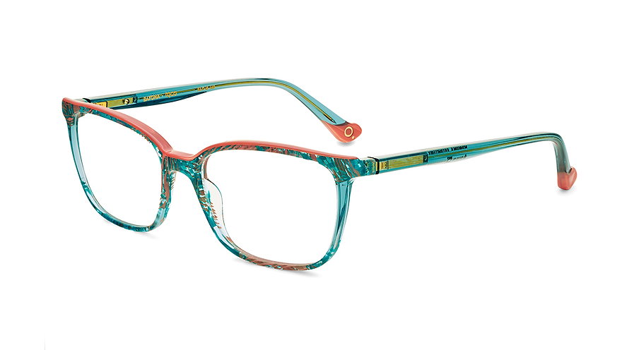 Das Bild zeigt die Korrektionsbrille BAYONA TQCO  von der Marke Etnia Barcelona in  Türkis.